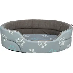 Ovaler Hundekorb Trixie Jimmy Look Grau 45×35 cm günstig