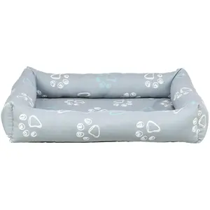 Trixie Jimmy bed, square, 105 × 75 cm, light grey (Hund, Katze), Hundebett + Katzenbett günstig