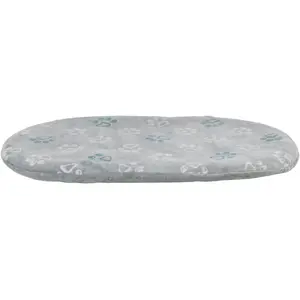 Trixie Kissen Jimmy Soft, Softplüsch, oval, 115 × 72 cm, light grey (Hund, Katze), Hundebett + Katzenbett günstig