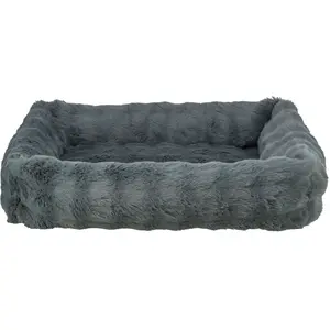 Eckiger Hundekorb Trixie Elli Grau 100×70 cm günstig