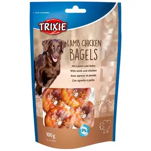 Trixie Lamm & Hähnchen Bagel Snacks Für Hunde 100g