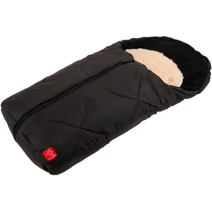 Kaiser Universal Winter-Fußsack mit Lammfelleinlage Little Sheepy für Babyschale, Tragewanne schwarz günstig