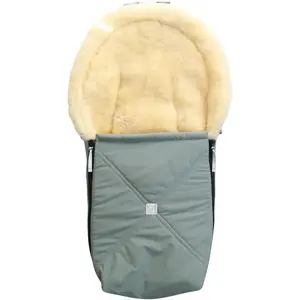 Kaiser Baby, Kinderwagen Fusssack, Kaiser Babyschalen Fusssack aus Lammfell Emmy, anthracite