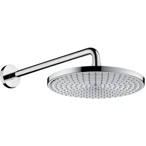hansgrohe, Duschbrause, HG Kopfbrause RAINDANCE S 300 AIR 1jet DN 15, mit Brausearm 450mm chrom (1 Strahlart, 18 l/min) günstig