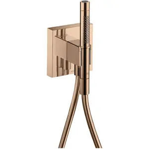 Hansgrohe Axor, Duschbrause, Starck ShowerCollection Portereinheit 12 x 12, mit Stabhandbrause 2jet und Brauseschl (2 Strahlarten, 16.20 l/min) günstig