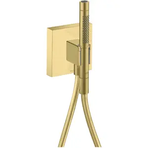 Hansgrohe Axor, Duschbrause, Starck ShowerCollection Portereinheit 12 x 12, mit Stabhandbrause 2jet und Brauseschl (2 Strahlarten, 16.20 l/min) günstig