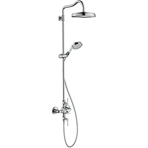 hansgrohe, Duschsystem, Showerpipe AXOR MONTREUX DN 15 m Therm. u 1jet Kopfbr bru bl chr günstig