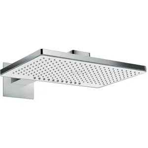 hansgrohe, Duschbrause, Rainmaker Select 460 2jet Kopfbrause mit Brausearm weiss/chrom : Farbe - Weiss/Chrom (2 Strahlarten, 18 l/min) günstig
