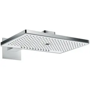 hansgrohe, Duschbrause, Rainmaker Select 460 3jet Kopfbrause mit Brausearm : Farbe - Weiss/Chrom (3 Strahlarten, 18 l/min) günstig