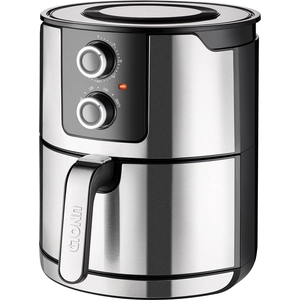 UNOLD 58655 HEISSLUFTFRITTEUSE XL zum gesunden Frittieren, Grillen, Ga...