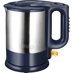 Unold 18018 Wasserkocher - Edelstahl Kettle, Blau 1,5 L, EU Stecker, 2...