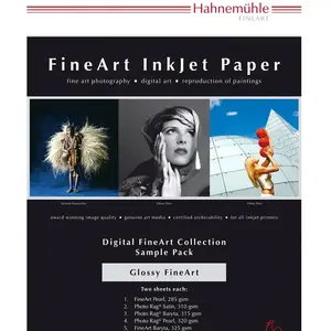Hahnemühle Hahnemuhle Digital Fineart A4 Testpack Glänzende Papiere günstig