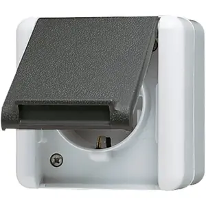 Jung SCHUKO®-Steckdose, 16 A, 250 V, senkrecht, IP 44, WG 800, 1 Stk. günstig