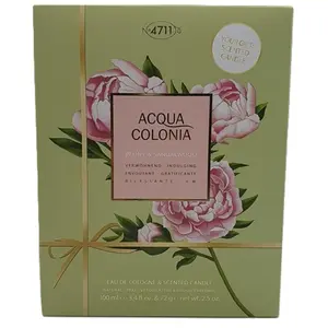 4711 Acqua Colonia Peony & Sandalwood 100 ml Eau de Cologne + Duftkerze