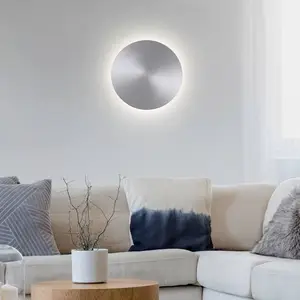 LED-Wandleuchte Akku Puntua Ø 25 cm aluminium günstig