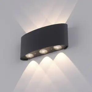 Paul Neuhaus LED-Außenwandleuchte Carlo, 17 cm, schwarz
