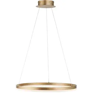 Paul Neuhaus LED-Hängelampe Titus, Ø 60 cm, messing, dimmbar günstig