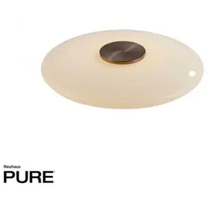 PAUL HAUS LED-Tischleuchte PURE Vitrum mit Touch-Schalter, 2700K braun/opal, 4080-34 günstig