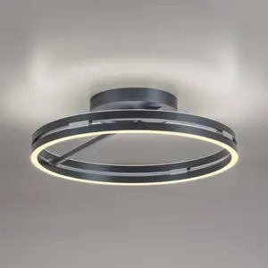 LED-Deckenleuchte PURE Loop, mystic grey, Ø 60 cm, CCT günstig