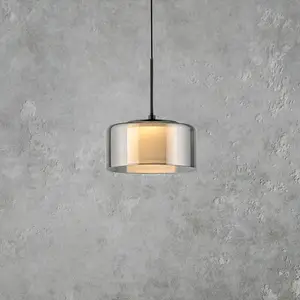 Paul Neuhaus LED-Hängelampe Rika, Ø 15 cm, Glas, dimmbar günstig