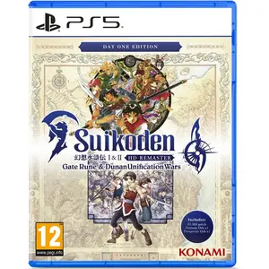 Konami Suikoden 1 & 2 HD Remaster, PlayStation 5, RP (Rating Pending)