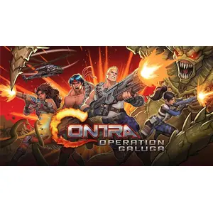 Konami Nintendo Games Switch Contra Operation Galuga Code In Box