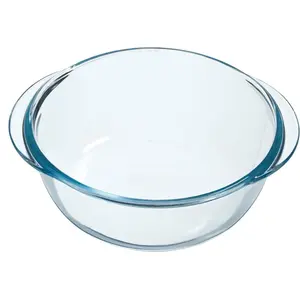 SCANPART Heißluftfritteusen-Glasschale rund 1,1L 20cm Airfryer-Zubehör