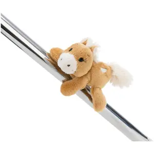 NICI, Unisex, Schlüsselanhänger, Magnicis Holly K. Pony, Braun, Weiss