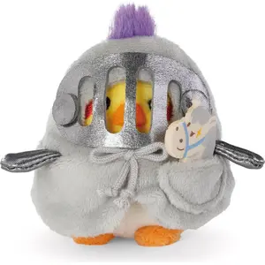 NICI Set Kuscheltier Sittich Chipsy 8cm mit Steckenpferd & Ritterkostü...