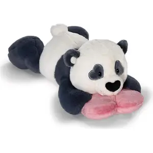 NICI Kuscheltier Love Panda mit Herz 30cm - schwarz - Weiches Plüschti...