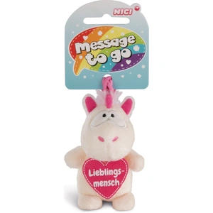Nici 42723 Message to Go Loop 8cm Einhorn Theodor - Lieblingsmensch