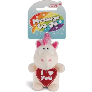 Einhorn Theodor I (Herz) YOU 8cm mit Loop