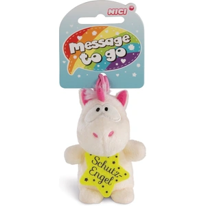 Stofftier Unicorn Theodor junior plüsch 8 cm weiß/gelb Nici