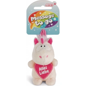 Nici 42720 Message to Go Loop 8cm Einhorn Theodor - Alles Liebe