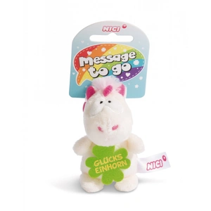Nici 44985 Message to Go Loop 8cm Einhorn Theodor - GLÜCKSEINHORN