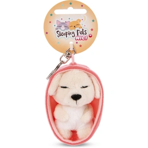 NICI Schlüsselanhänger Sleeping Pets Hund creme