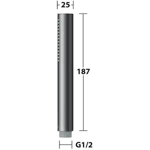 Keuco, Duschbrause, 56080130100 Stabhandbrause Edition Atelier 56080 (1 Strahlart, 12 l/min) günstig