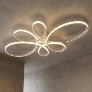 TRIO LED-Deckenleuchte Fly, weiß matt, 4.000 K, 83 cm x 45 cm günstig