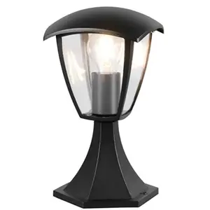Trio 563260132 Venta E27 Pfosten Schwarz Matt IP44