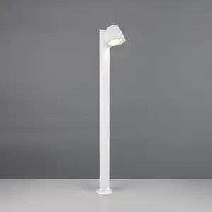 Wegelampe Beni, weiß matt, Höhe 100 cm, Metall