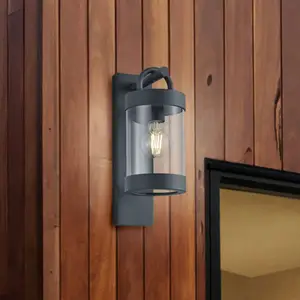 TRIO Außenwandlampe Sambesi, Dämmerungssensor, schwarz günstig