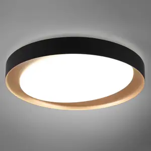 TRIO LED-Deckenleuchte Zeta tunable white, schwarz/gold günstig