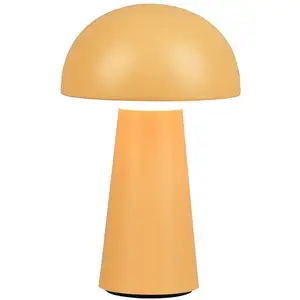 LED-Tischleuchte Lennon IP44, Akku, Touchdim, gelb