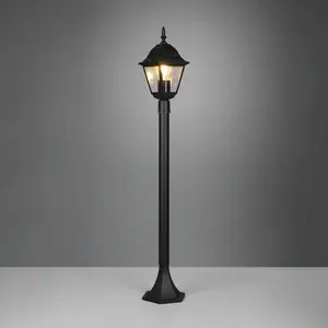 Wegeleuchte Livenza, schwarz, Höhe 100 cm, Aluminium, IP44