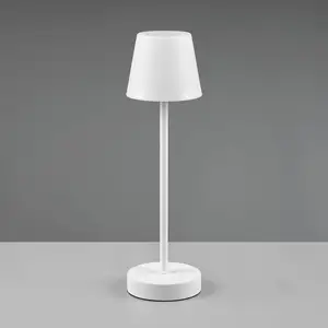LED-Tischleuchte Martinez, Dimmer und CCT, weiß
