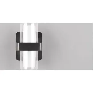 Reality Limeira LED Wandleuchte 2x SMD, 3,5W Schwarz Matt warmweiss