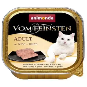 Animonda Feinstes Nassfutter Für Katzen Mit Rind Und Huhn 100g