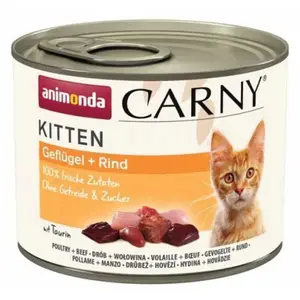 Animonda Carny Kitten Geflügel Rind Nassfutter Für Katzen 200g