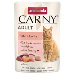 Animonda Carny Adult Nassfutter Mit Hühnchen Und Lachs Für Katzen 85g