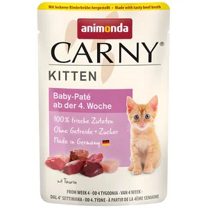 Animonda Carny Kitten Baby-Paté 85 g - 12 Stück, Nassfutter für: Katze